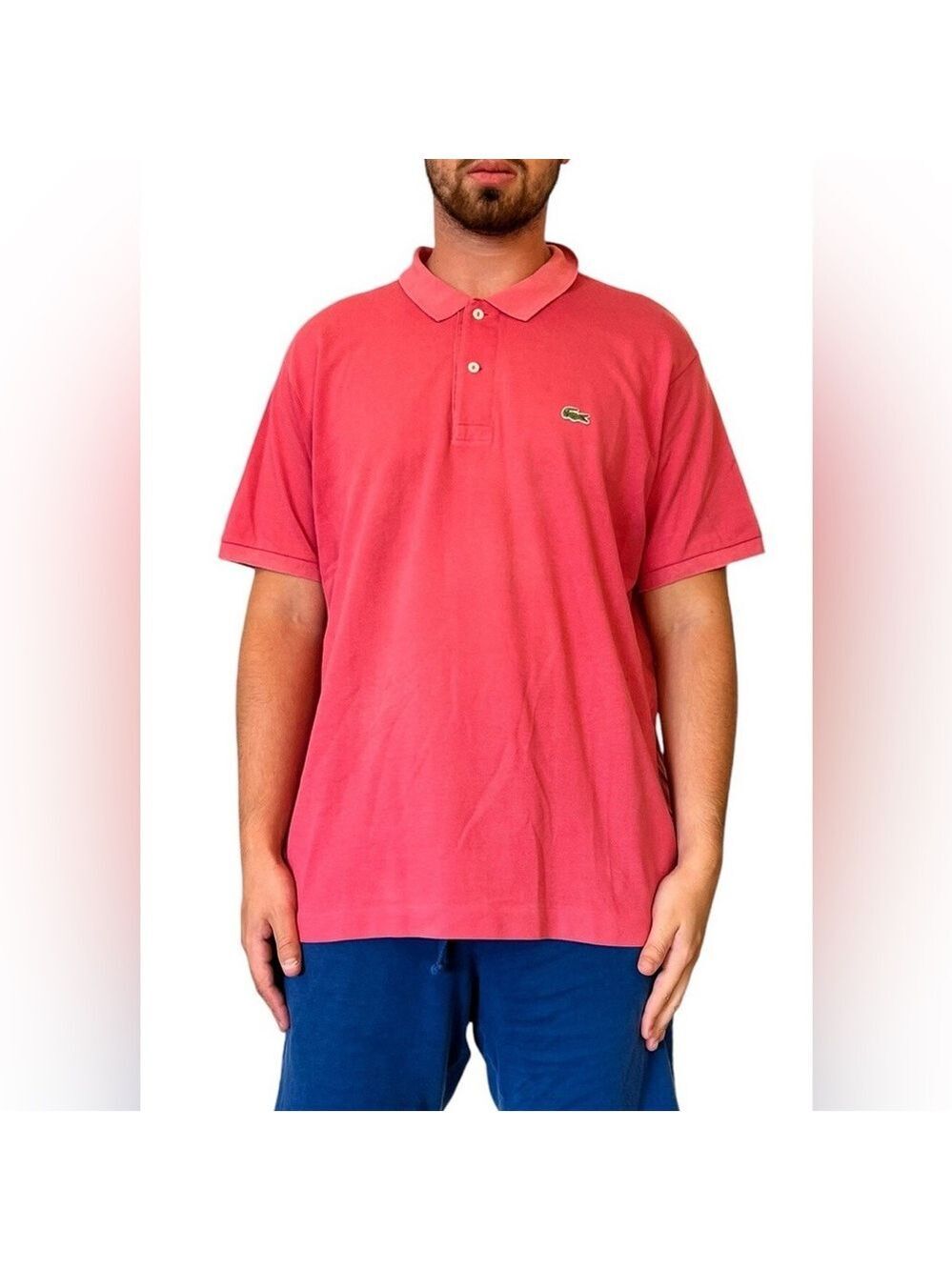 Lacoste Classic Fit Polo Men’s XXL Salmon Short Sleeve Golf Shirt